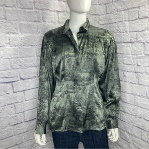 Vintage Baldanza women’s silk blouse EUC‎